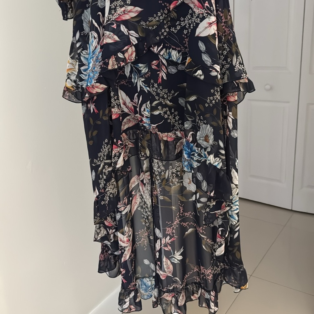 Lulus Ruffled High-Low Dress Size Small - Picture 5 of 5